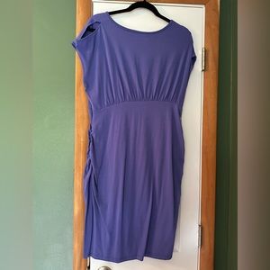 Purple Maternity Dress